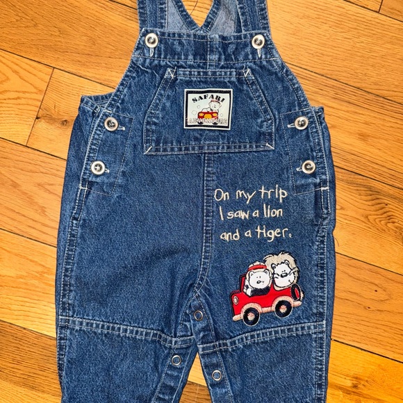 Vintage Safari adventure overalls size 3-6 months - Picture 1 of 3